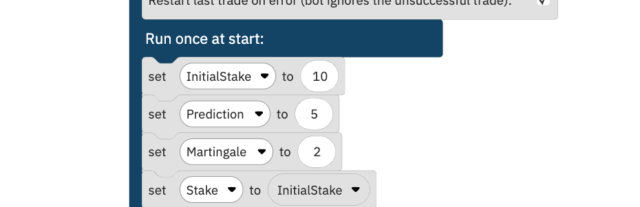 How to set Trade Prediction