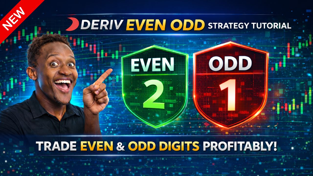 Deriv even odd trading strategy using last digit statistics for synthetic indices